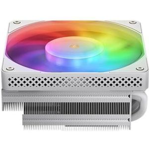 HX6200D CPU-luchtkoeler met onderdruk en ARGB-ventilator met 6 verwarmingsbuizen, matzwarte versie (WHITE)