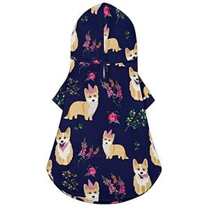 Corgi's Hond Grappige Hond Hoodie Puppy Sweatshirt Doggie Winter Kleding Huisdier Hooded Kat Jas Jassen