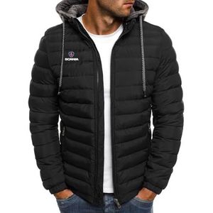 SCANIA - Capuchon Down Padded Jacket - Herenjas - Winter - Verwijderbare Hoodie - Winddicht