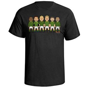 VIPWees - South African Rugby Legends - Mens Sporting Caricature Organic Cotton T-Shirt