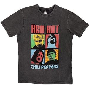 Red Hot Chili Peppers Portrait Photos Officieel T-shirt heren unisex (Small)