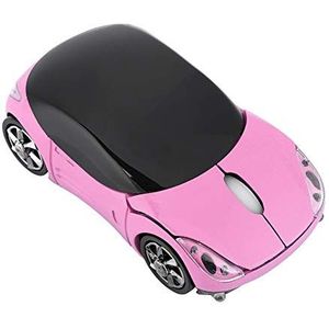 Wireless Mouse, 2.4G Wireless Mouse Optical Mouse 1600DPI Portable Mice for PC/Tablet Gaming Office[Pink]
