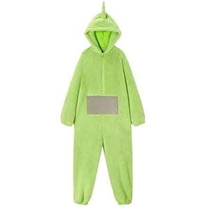 Volwassen Teletubbies Pyjama Winter Kostuums Onesies Cosplay Pyjama's Kerst Nachtkleding Jumpsuit Halloween Dier Jumpsuit