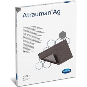 Hartmann Atrauman AG silberhaltige Salbenkompresse 10 x 10cm - B00E4ZJBRK | Packung (10 Kompressen)