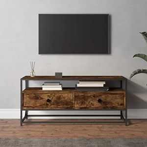 TV-kast Gerookt Eiken 100x35x45 cm Engineered Wood