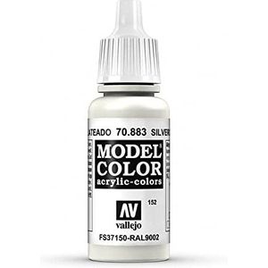 Vallejo, Model Color, acrylverf, 17 ml zilvergrijs