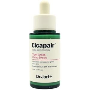 Dr.Jart+ Cicapair Tiger Grass Camo Drops Gezichtsserum met Kleur SPF 35, Kleurcorrectie, Koreaanse huidverzorging, 1.01