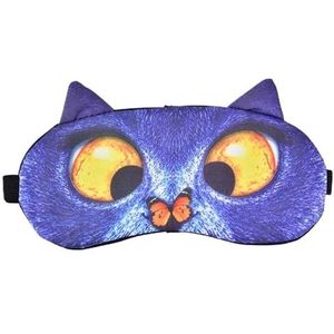 Vrouwen Mannen Katoen Kat Hond Slapen MASK Zachte Blinddoek Ooglap Slaap Oogschaduw Oogbedekking Leuke Slaap Masker Oogmasker Oogmasker (965)