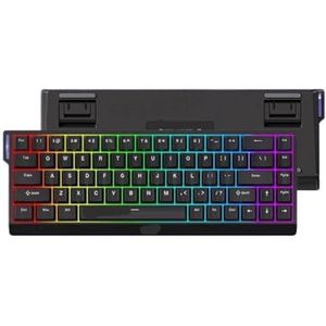QPSJXN Mchose Ace68 Aangepast bedraad mechanisch toetsenbord met magnetische magneet voor games en USB-interface desktop computer (Tianwang Switch)