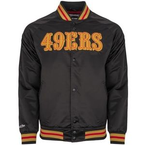 Mitchell & Ness San Francisco 49ers Lightweight Satin Jacket - M