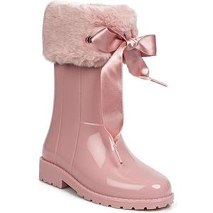 Igor - Regenlaarzen voor meisjes - Campera Charol Soft hoogglans met strik - Roze - 36 SHOES