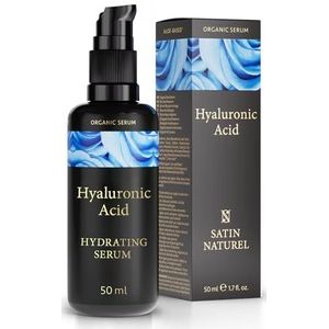 Biologisch Hyaluronzuur Serum - 50ml - Veganistisch - Hyaluron Anti Rimpel Gezicht Serum met Aloë Vera - Anti Verouderings Hyaluron Serum Gezichtscrème Dames - Natuurlijke Cosmetica