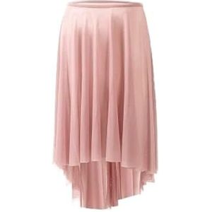 Volwassen Ballet Rok Vrouwen Mesh Dance Tulle Kleding Chiffon Rokken Voor Vrouwen, roze, Eén maat