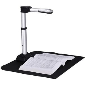 Draagbare scanner, Boekscanner, Deocument Scannr, BK51 hogesnelheidsscanner 16 miljoen pixels HD USB-documentcamera, automatisch met LED-licht Vastlegformaat A3 A4 for ID-paspoort voor uw documenten,