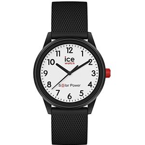 Ice-Watch - ICE solar power Black Mesh - Zwarte damenhorloge met siliconen armband - 018478 (Maat S)