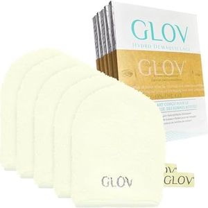 Glov 5-pack Microfiber Make-up Remover Herbruikbaar Gezichtsdoeken Wasbaar Zachte Doekjes Huidverzorging Milieuvriendelijk Draagbaar Make-up Pads voor Alle Huidtypes