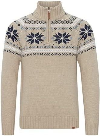 11 Project Trui 'Tim'  beige / blauw / wit