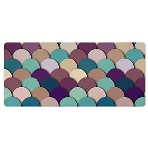 Geometrisch abstract patroon mode bureau muismat antislip gaming muismat accessoires decor 40 x 90 cm