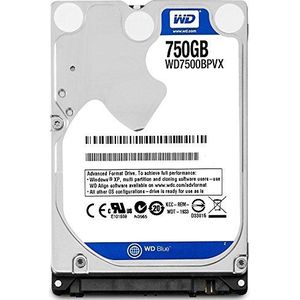 WD Blue 750 GB interne mobiele harde schijf WD7500BPVX (6,3 cm (2,5 inch), 5400rpm, 8MB cache, SATA) bulk