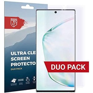 Rosso Screen Protector Ultra Clear Duo Pack Geschikt voor Samsung Galaxy Note 10 | Folie | 2 Stuks
