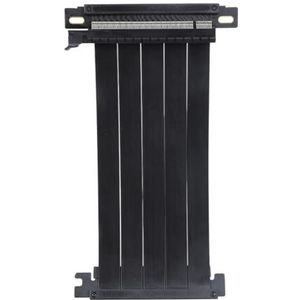 Dubbele Omgekeerde Videokaart Zwart Wit Uitbreidingskabel PCIe 4.0 x16 GPU Riser