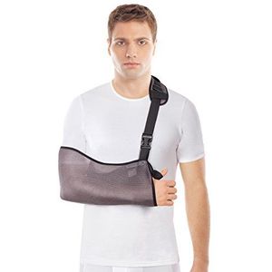 Armdraagdoek – Ademend mesh – Lichtgewicht Medium Grijs