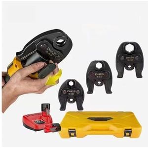 Draagbare oplader Hydraulische klem Mini elektrische krimptang Koper en aluminium Stroomkabel Gereedschap Automatische reset Gehumaniseerd ontwerp(Tool Kit DN- II)