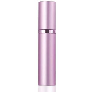 Suborawos Navulbare parfumverstuiver, mini-verstuiver voor onderweg, lege spuitfles 5 ml (roze)