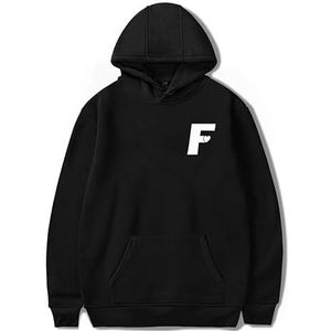 Fresh Love Merch Sweatshirt voor jongens meisjes hoodies pullover kostuum lange mouwen unisex casual streetwear, Zwart, M