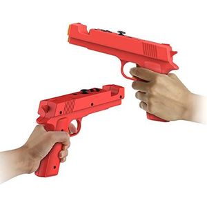Game Gun Hold Gun Shape Handgrip, voor Switch NS/NS OLED Game Controller Gamepad Sense Joystick Joypad Gaming Accessoires (rood)