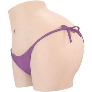 FSYH Volledige siliconen panty heupverbeteraar Shaper push-up shorts grote kont gewatteerde verbergen gaff boxershorts voor crossdresser,Bronzen,Basic