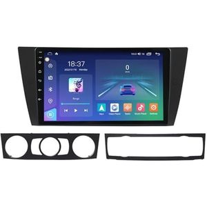 Android 14 Autoradio Stereo voor B-MW E90/E91/318/320i (2005-2013) 9 Inch Touchcreen Multimedia Speler met Draadloze Carplay 2 Din GPS Navigatie FM RDS Bluetooth 5G-WiFi SWC DSP,M400s
