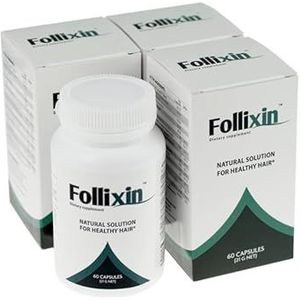 Follixin (180 capsules), de haargroeicyclus van 30 dagen van binnen naar buiten, voor dik en dicht haar, het haar groeit ook op het voorhoofd en valt niet uit.