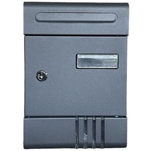 Postdozen Brievenbus Brievenbussen Wandbrievenbus Met Slotbox For Het Opbergen Van Brievenpakketten, Waterdichte Buitenpostbescherming Pakketkast(Black)