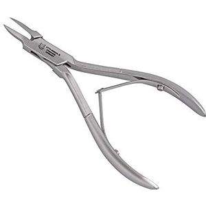 Otto Herder Manicure Nageltang, hoektang met dunne snijkanten, ca. 13 cm, lemmetlengte ca. 1,5 cm, tegen ingegroeide teennagels, van roestvrij staal