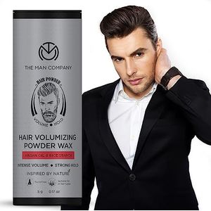 The Man Company Hair Volumizing Powder Wax for Men 5Gm, 24 Hrs Strong Hold with Matte Finish, 100% Natural & Safe Hair Styling Powder, Paraben & Sulphate Free