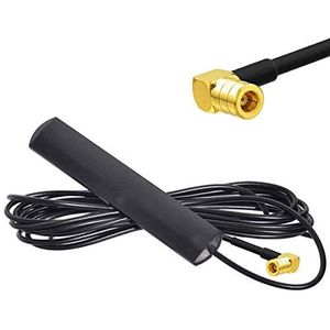 Audioproject A349 Auto-radio, DAB, DAB+, digitale schijfantenne, SMB-adapter, 5 m kabel, auto-antenne, compatibel met VW Golf 4 5 6 Audi Opel Ford BMW Seat Skoda Pioneer Kenwood Alpine Sony