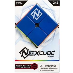 NexCube 2x2 Classic, Speedcube voor Kinderen vanaf 8 Jaar, Magic Cube, Hersenkraker en 3D Puzzel