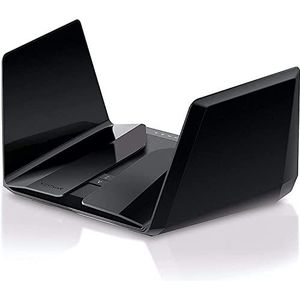 NETGEAR - Nighthawk RAX200 - Wi-Fi 6 Router - Zwart - AX12 - Tot 10,8 Gbps