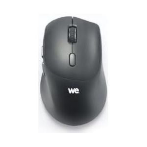 WE Draadloze muis, dubbele aansluiting BT V5.3 en 2,4 GHz, DPI1600, oplaadbare batterij, zwart