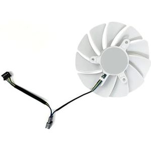 Koelventilator voor RTX 3060 Ti AMP wit 3070 wit GPU ventilator 89 mm 100 mm 4-polig GAA8S2U GA922S2U (SKY Blue)