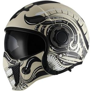 Volledige Gezichtsmotorhelm Met Vizier Modulaire Helm DOT/ECE Goedgekeurde Crashhelmen Straattouring Motorhelm Voor Mannen En Vrouwen H,XL/59-60CM