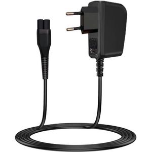 Anakel Home Oplader voor scheerapparaat, compatibel met Philips OneBlade elektrisch scheerapparaat, modellen HQ HS HC RQ AT PT MG BT BG | 15 V, 5,4 W, 350 mAh, zwart