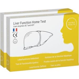 Patris Health - Leverfunctietest - Zelftest - Detecteert ALT- en AST-enzymen in het bloed
