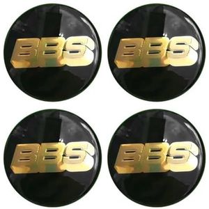 Wieldoppen - Auto Wieldop Stickers - 4 Stuks - Voor BBS 56MM 60MM 65MM 70MM 80MM