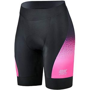 Souke Sports Dames Fietsbroek Kort 4D Gewatteerde Ademend Cycling Shorts