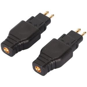 MMCX Kabelconnectoradapter, één Stuk Spuitgietzilvertindraad MMCX Kabeladapter Man-vrouw Handig voor HD545 voor HD580 voor HD650 voor HD414