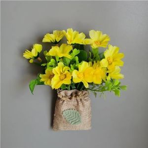 Lmtossey Koop 3 Krijg 1 Gratis DIY Kunstbloemen Met Linnen Tas Nepbloemen Gesimuleerde Bloemen Home Decor