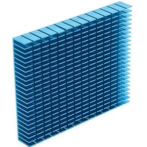 Koellichaam, Aluminium Koellichaam 150x120x20mm voor PCB voor CPU (Blauw)