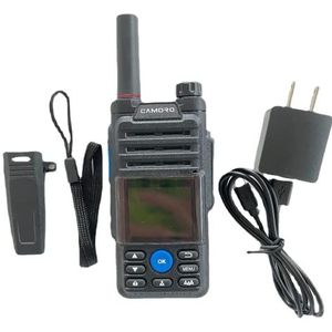 Zello 4G Mobiele Radio Android Netwerk Walkie Talkie 6800mAH Real Ptt Smart Phone Poc Radio Radiocommunicatie Portofoons met Sim-kaart (standard set)